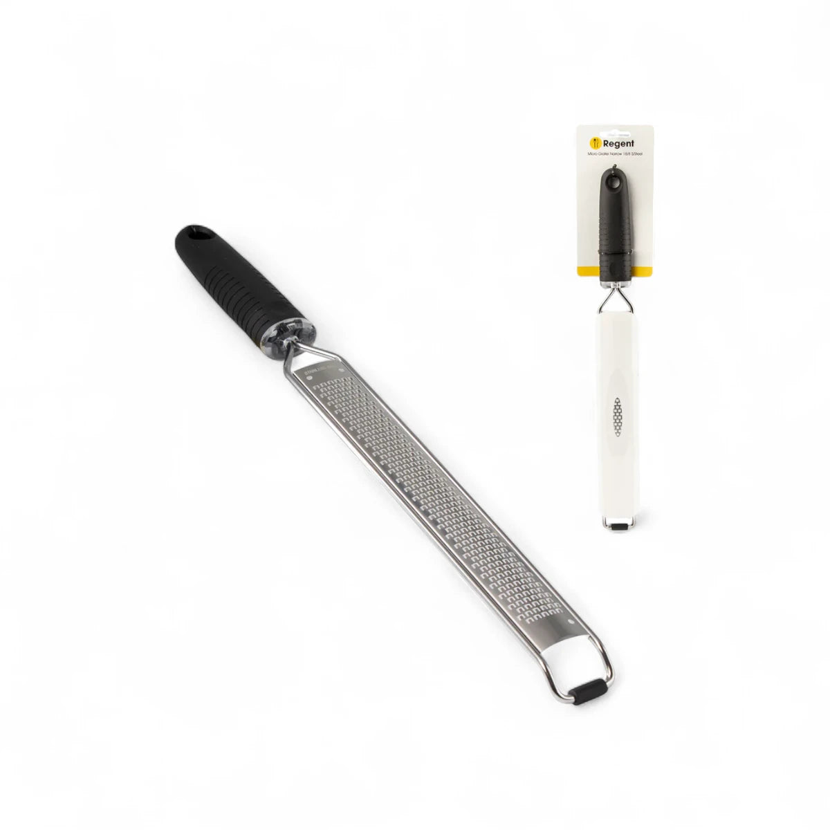 Regent Kitchen Micro Grater Narrow 18/8 Stainless Steel, (385x37x20mm)