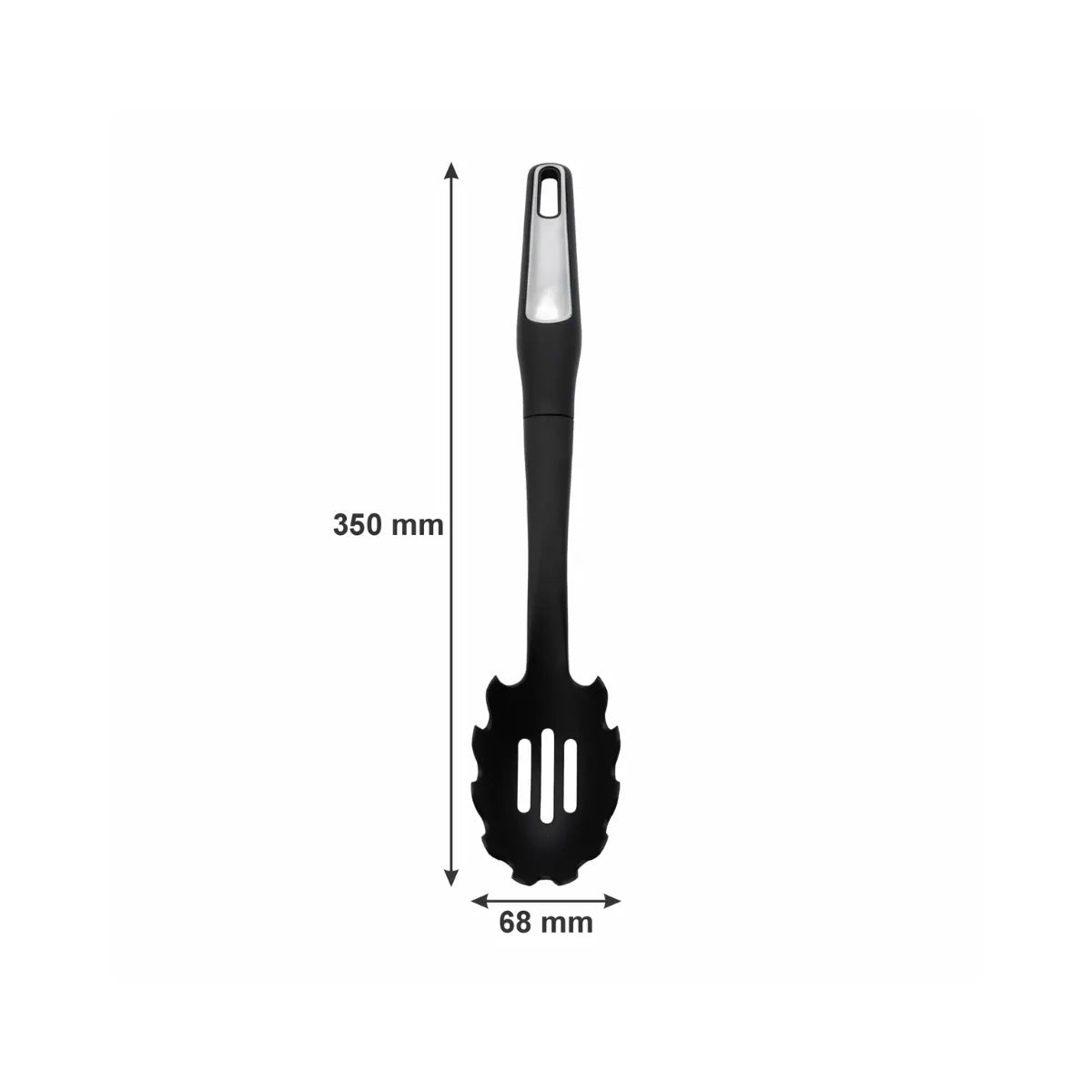 Regent Premium Spaghetti Serving Spoon Black Nylon With Handle 350mm