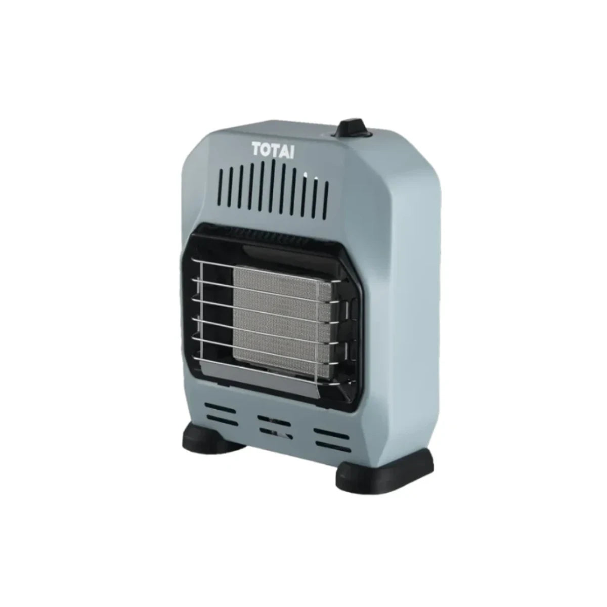 Totai Portable Mini 2-plate gas heater in  Turquoise, color for energy-efficient home heating