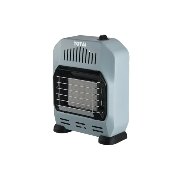 Totai Portable Mini 2-plate gas heater in  Turquoise, color for energy-efficient home heating