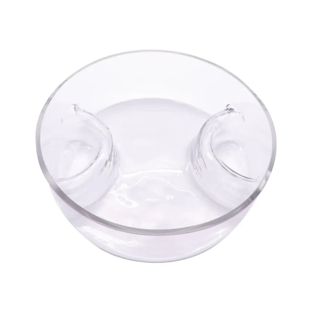 Consol Genoa Glass Serving Bowl with 3 Sections - 250mm