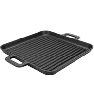 Totai 27cm Heavy-Duty Square Cast Iron Pan