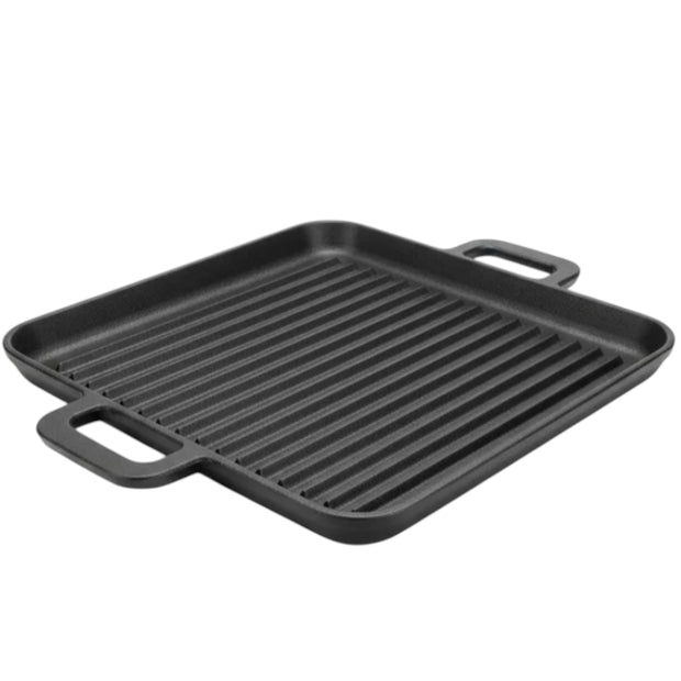 Totai 27cm Heavy-Duty Square Cast Iron Pan