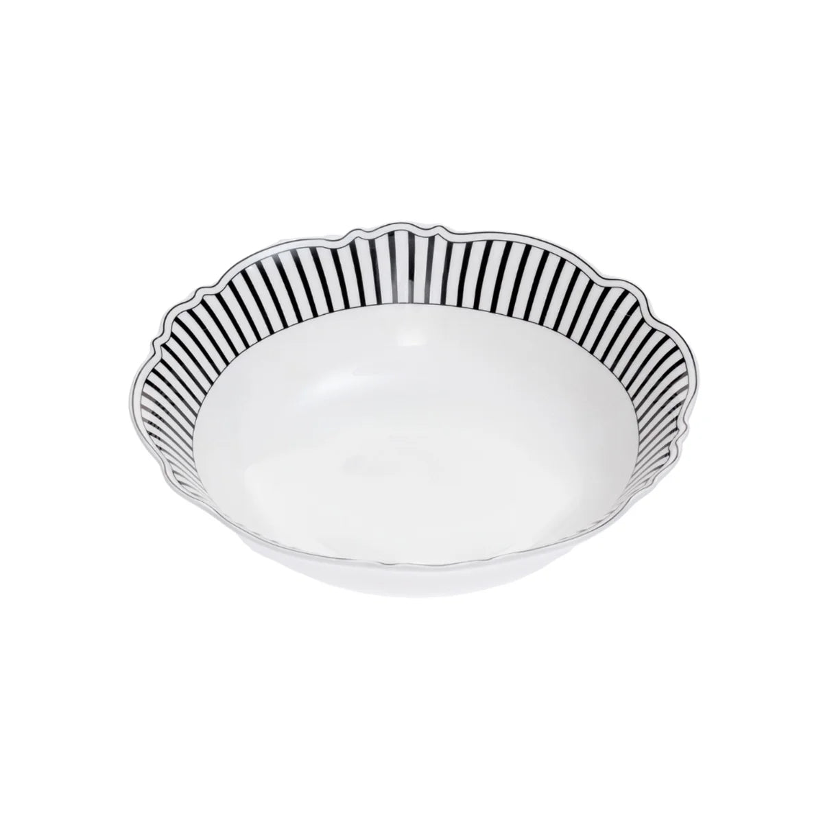 Jenna Clifford Ivory Noir Salad Bowl