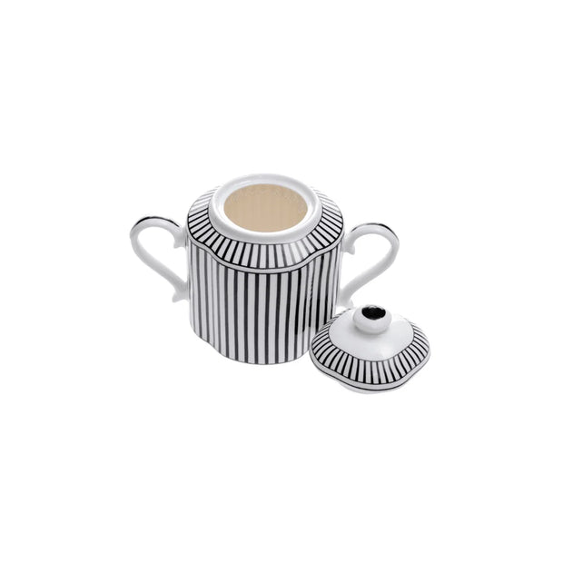 Jenna Clifford Ivory Noir Sugar Pot
