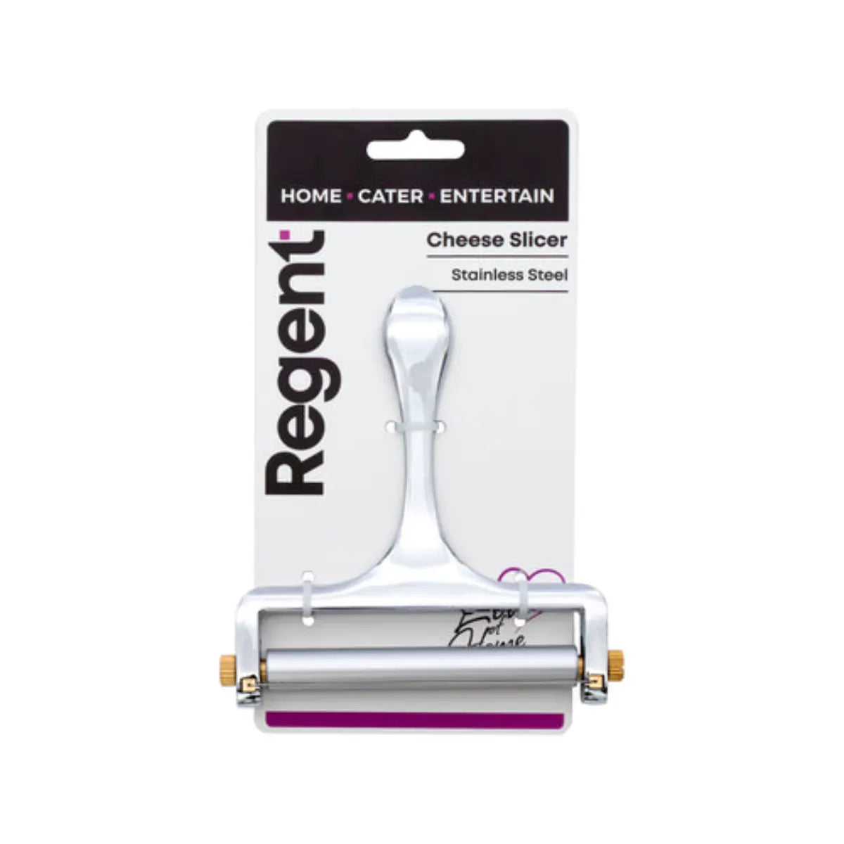  Regent Kitchen Adjustable Cheese Slicer with Stainless Steel Wire - 125mm