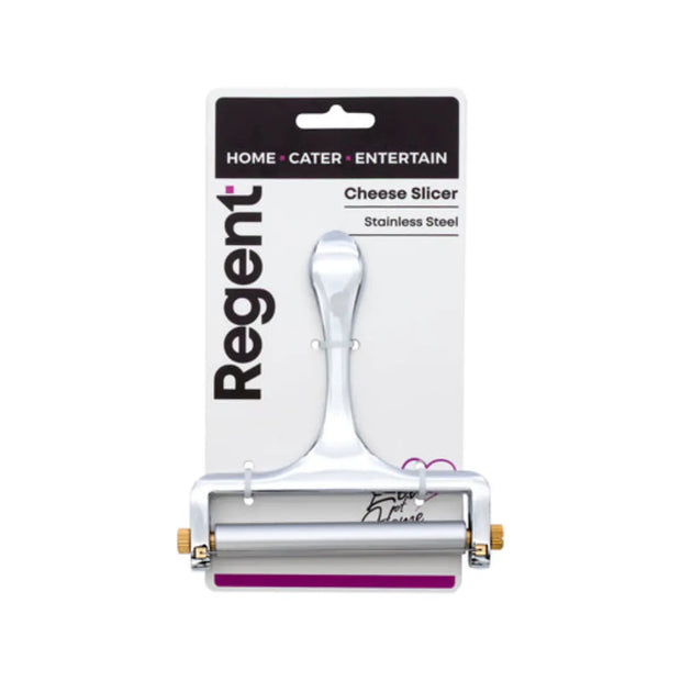  Regent Kitchen Adjustable Cheese Slicer with Stainless Steel Wire - 125mm