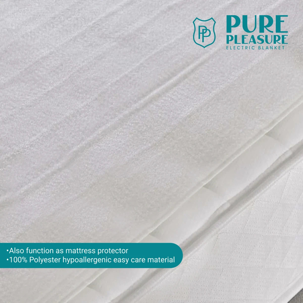 Pure Pleasure Non Fitted Electric Blanket