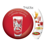 Moulinex Perfect Mix high speed blender with 2 liter glass jar and 6 stainless steel blades.