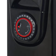 9 Fins 2000W Oil Filled Heater - Timer Function - Glossy Black