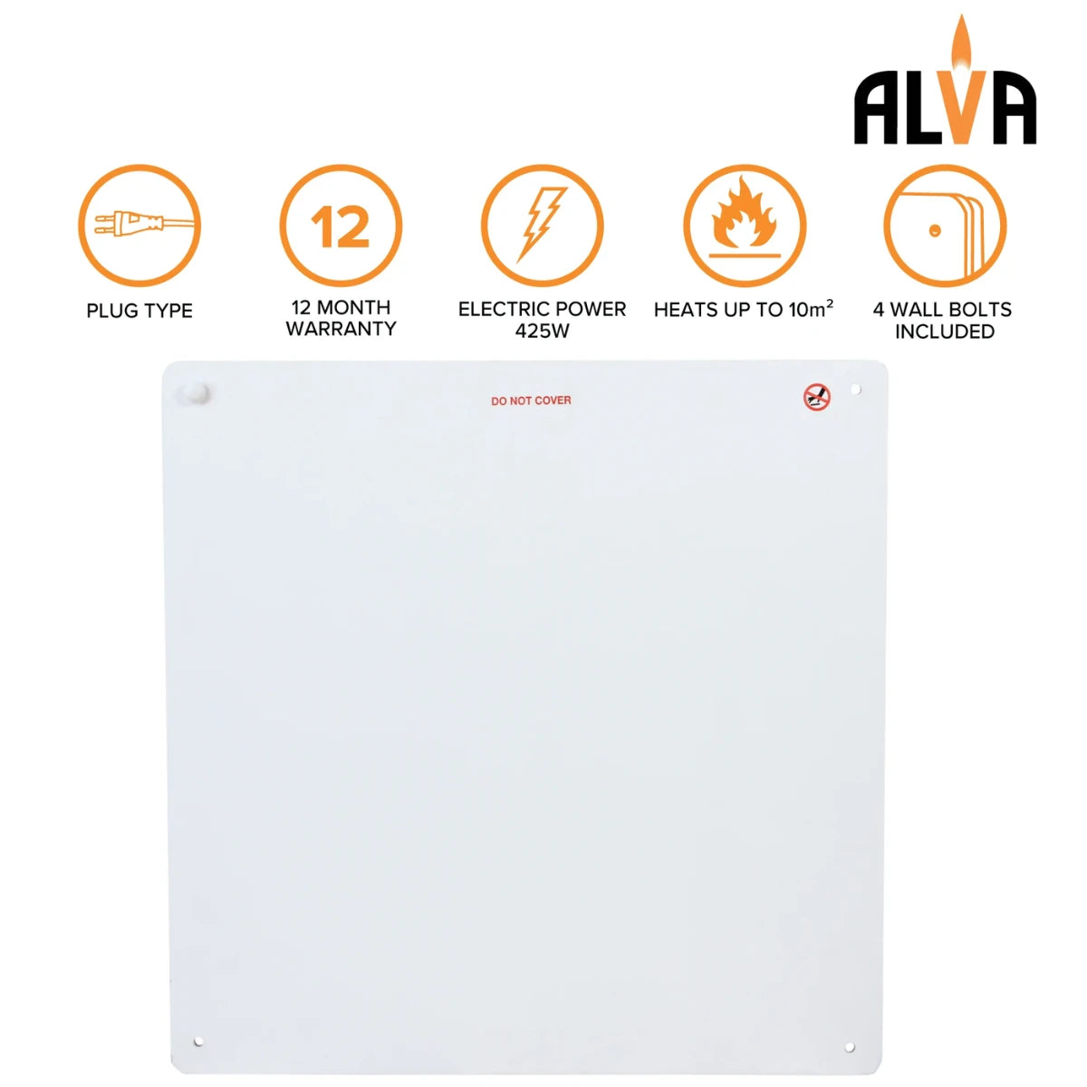 AWH100 ALVA ELECTRIC WALL PANEL HEATER