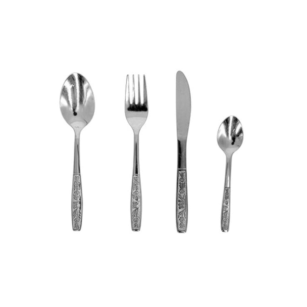 Alpha Golden Rose Cutlery Set 24pc