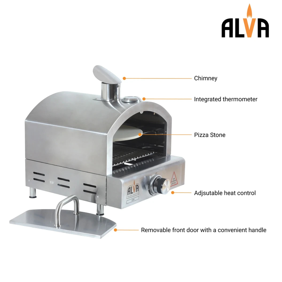 Alva Cibo Stainless Steel Gas Pizza Oven Outdoor Pizza Oven