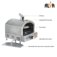 Alva Cibo Stainless Steel Gas Pizza Oven Outdoor Pizza Oven