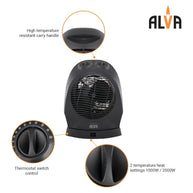 Alva Electric Fan Heater with Oscillation (2000W)