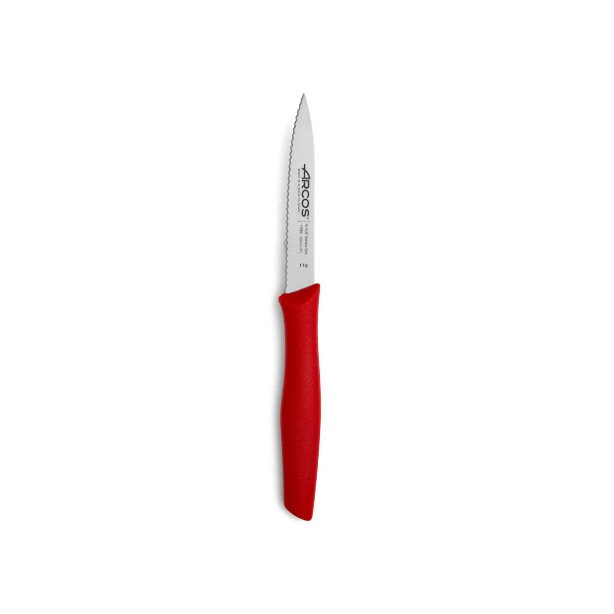 Arcos Serated Pairing Knife 100mm Red