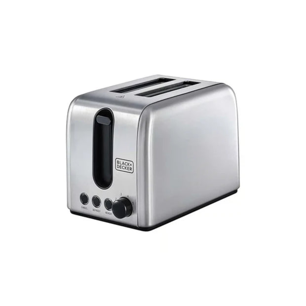 Black & Decker 1050W 2 Slice Stainless Steel Toaster ET244-B5