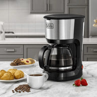 Black & Decker 10 Cup Drip Coffee Maker - 750W