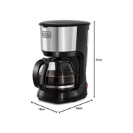 Black & Decker 10 Cup Drip Coffee Maker - 750W