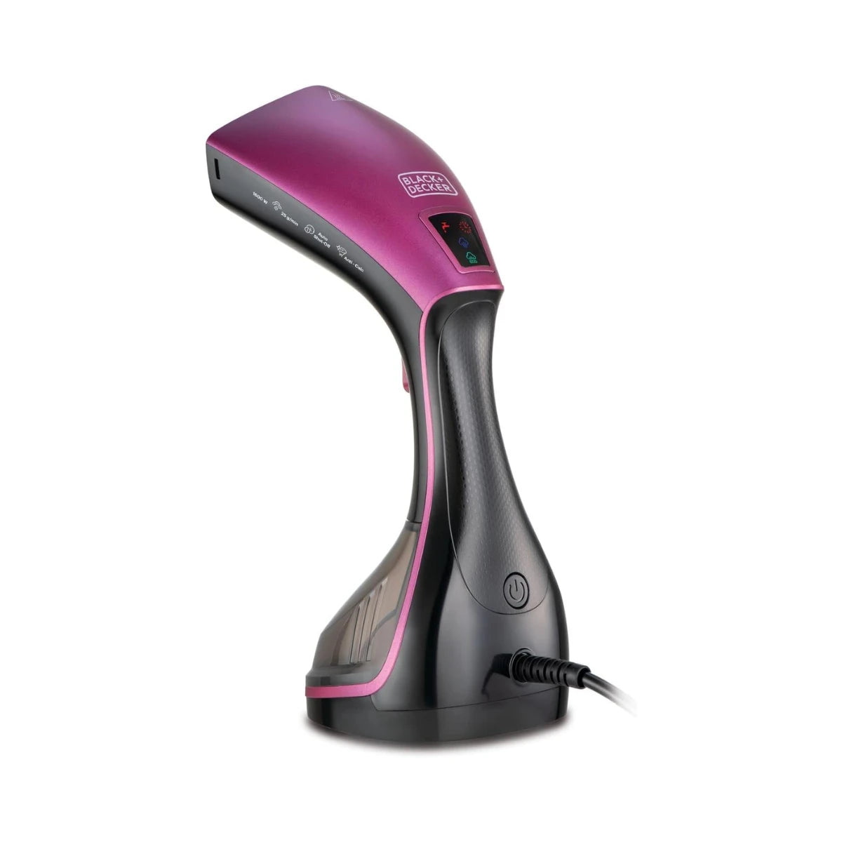 Black & Decker 1600W Portable Digital Handheld Garment Steamer  HSTD1600-B5