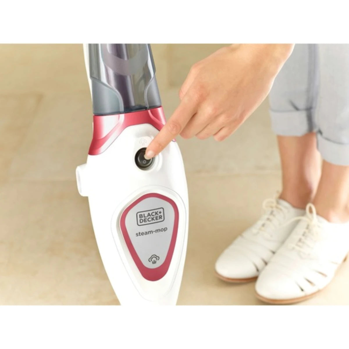 Black & Decker 1600W Steam Mop BDS1616R-QS