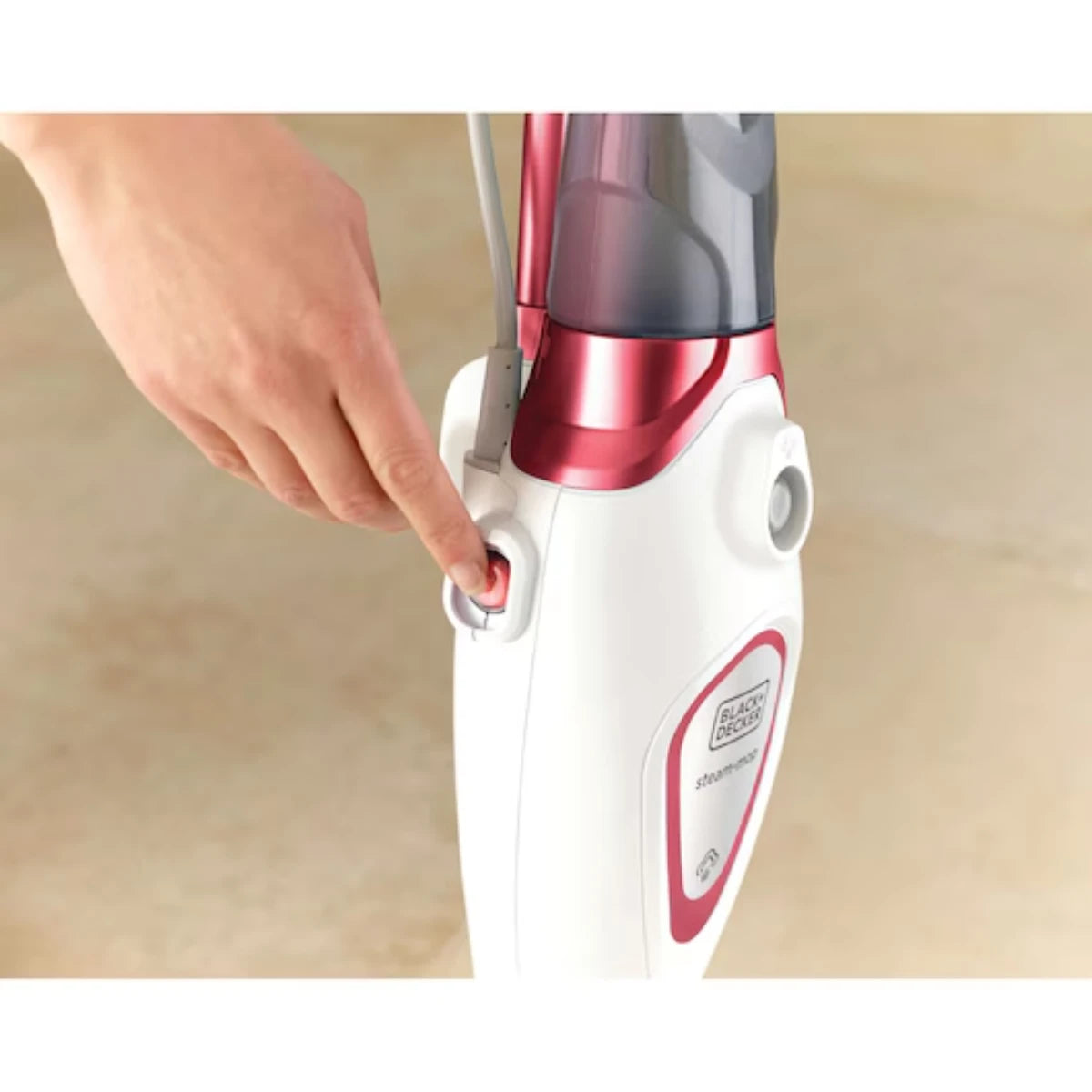 Black & Decker 1600W Steam Mop BDS1616R-QS