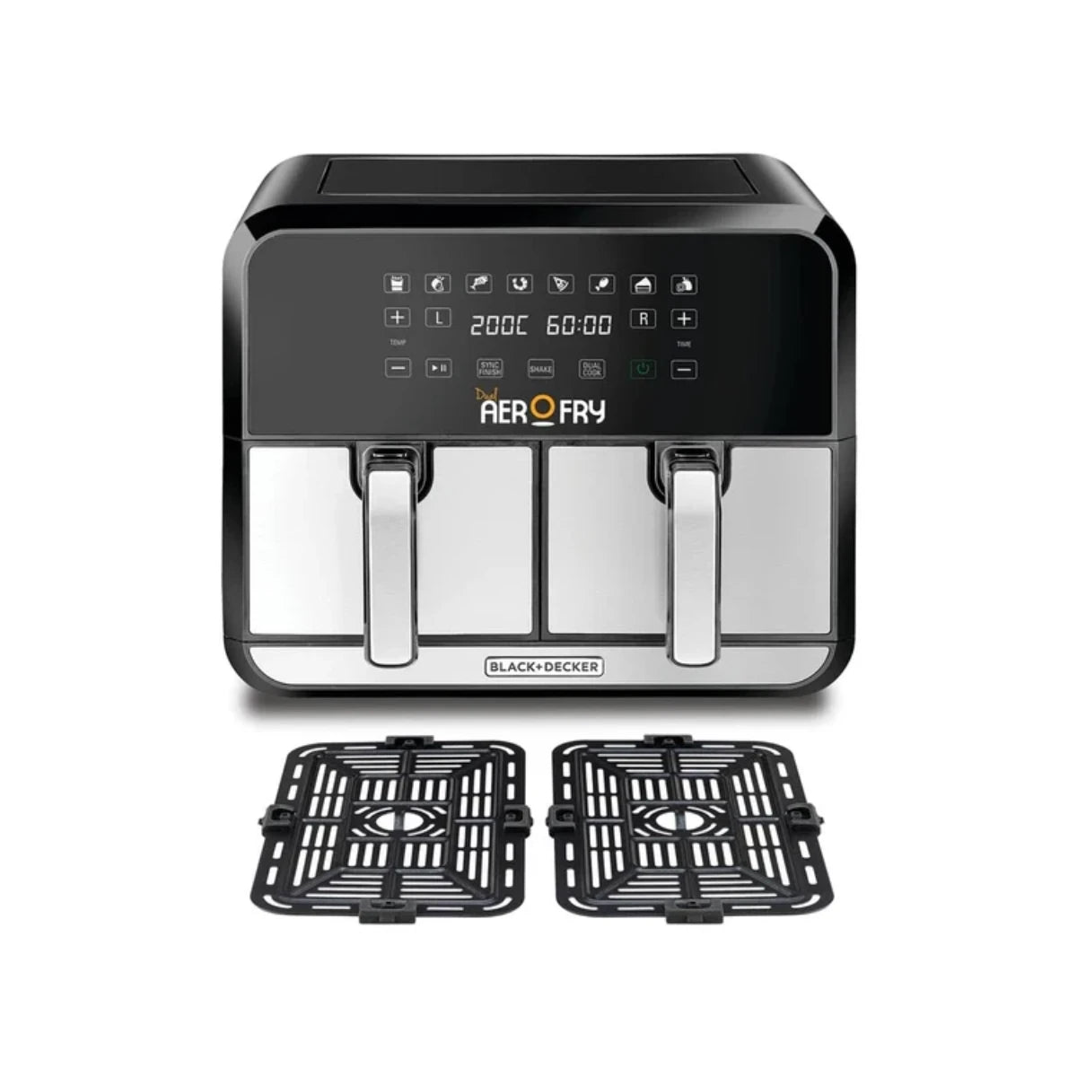 Black & Decker 1700W 4+4L Dual Air Fryer