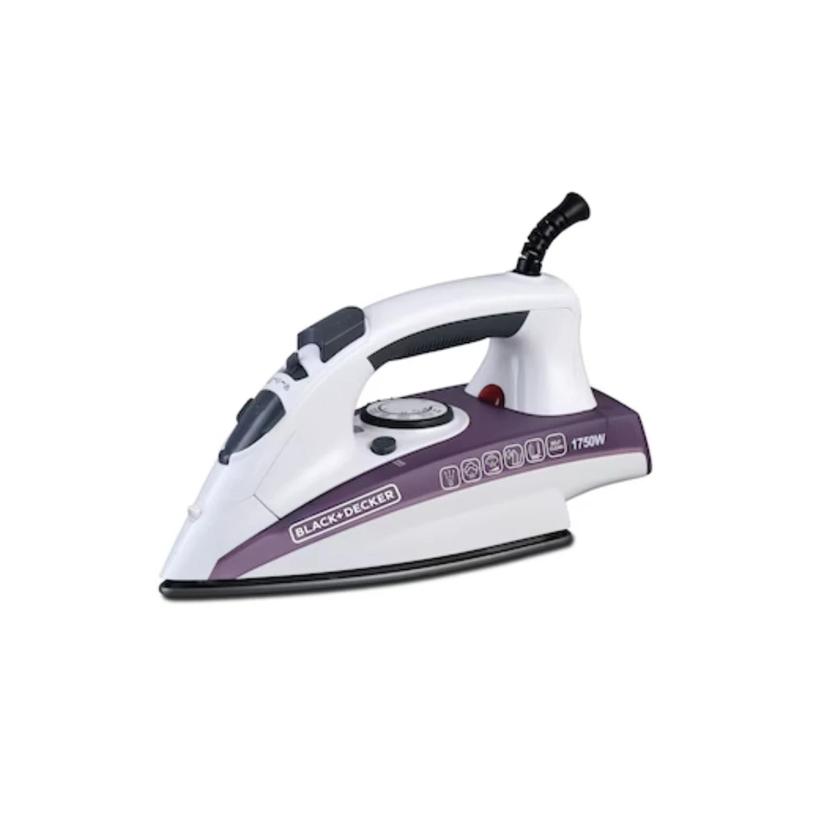 Black & Decker 1750W Steam Iron With Nonstick Soleplate X1750-B5