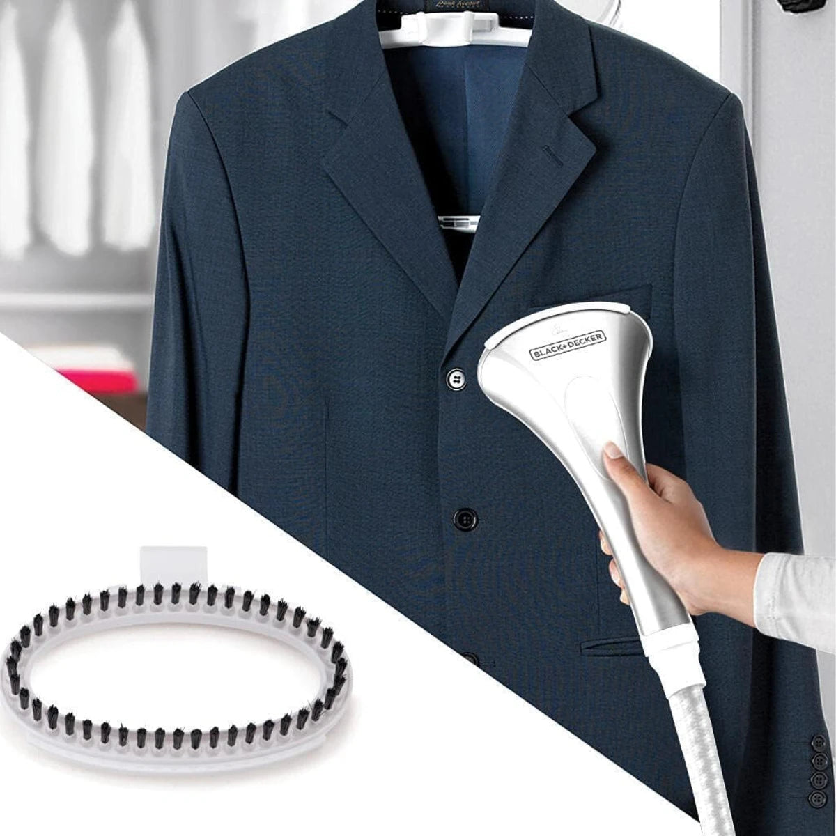 Black & Decker 1785W 3 Stage Manual Garment Steamer