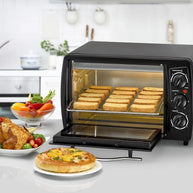 Black & Decker 19L Multifunction Toaster Oven with Rotisserie & Double Glass Door
