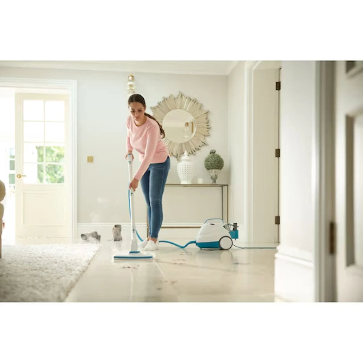 Black & Decker 2000W Pressurized Steam Mop with 8 Accessories