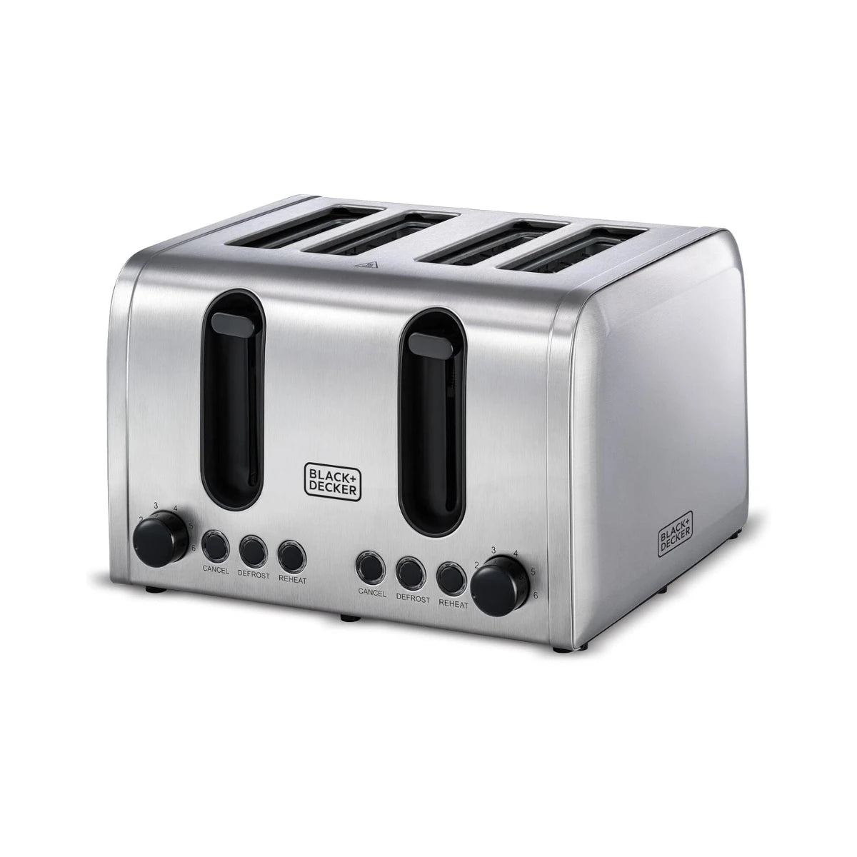 Black & Decker 2100W 4 Slice Stainless Steel Parallel Slot Toaster ET444-B5