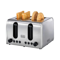 Black & Decker 2100W 4 Slice Stainless Steel Parallel Slot Toaster ET444-B5