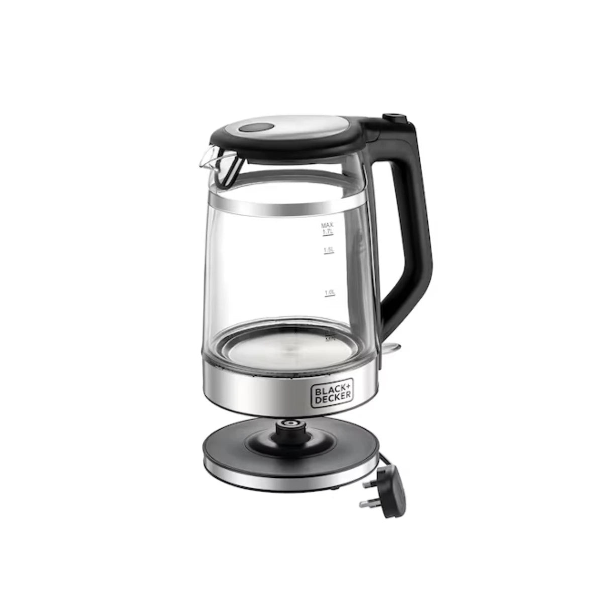 Black & Decker 2200W Double Wall Glass Kettle - 1.7L