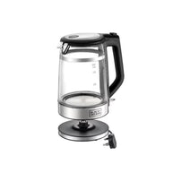 Black & Decker 2200W Double Wall Glass Kettle - 1.7L