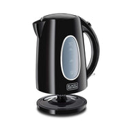 Black & Decker 2200W Stainless Steel Black Kettle - 1.7L