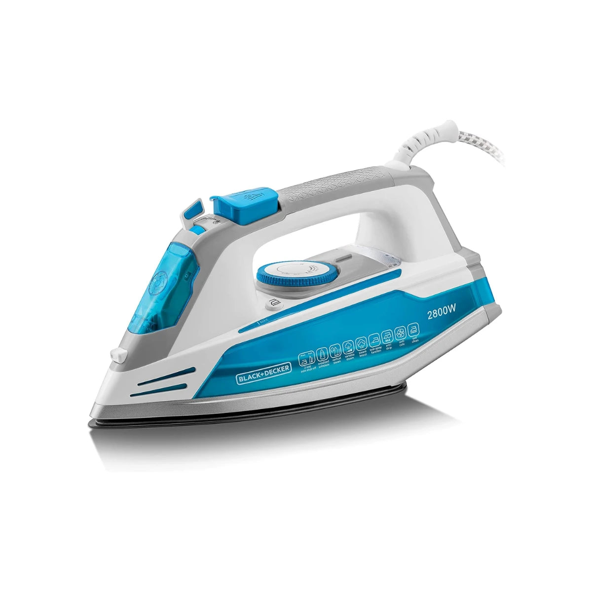 Black & Decker 2800W Steam Iron With Anodized soleplate X2800-B5