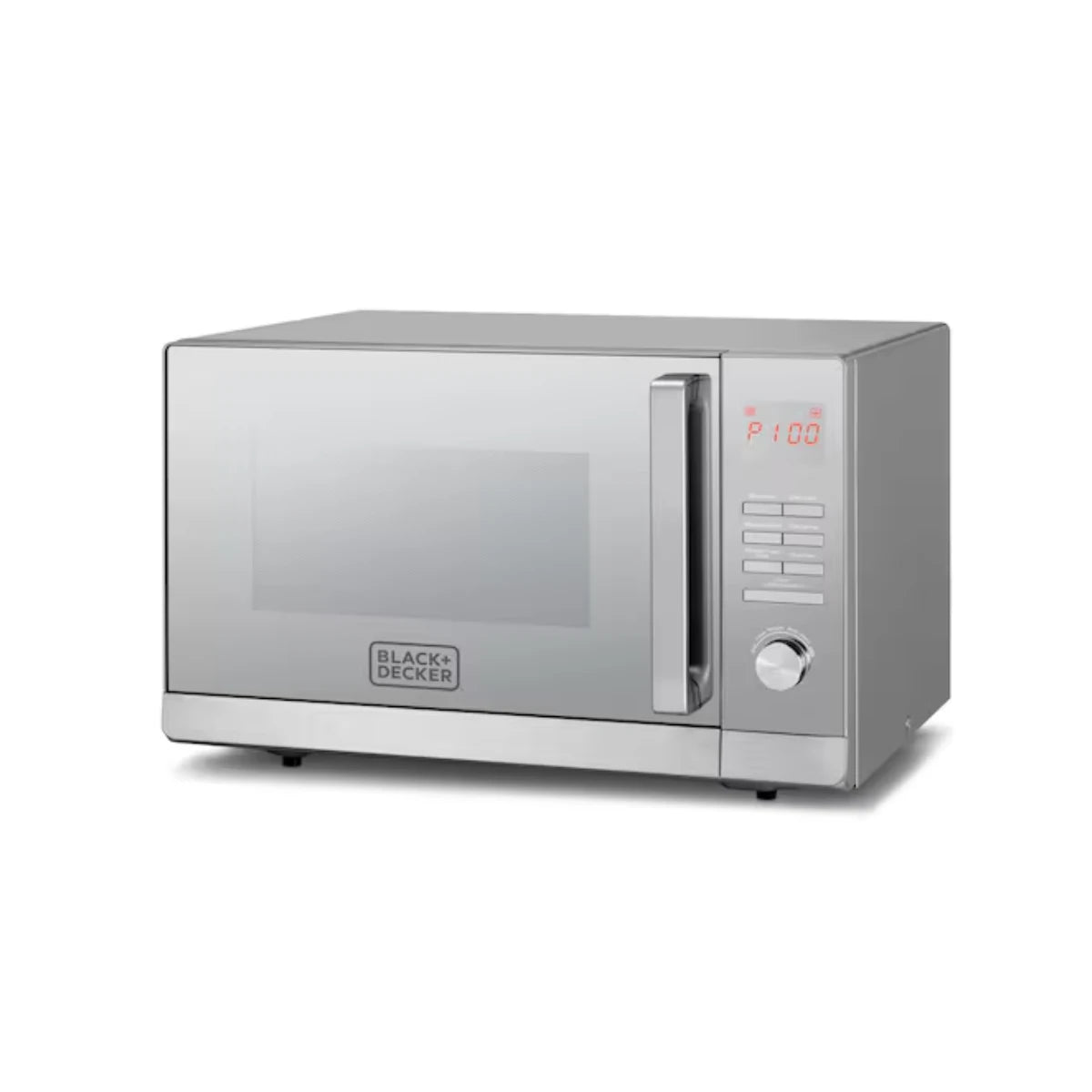 Black & Decker 30L Microwave Oven With Grill - Mirror Finish