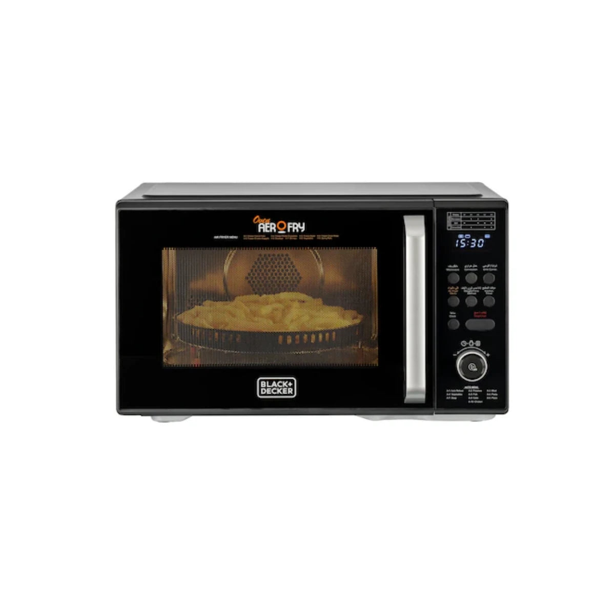 Black & Decker 4-in-1 Microwave Oven, Air Fryer, Grill & Convection - 29L