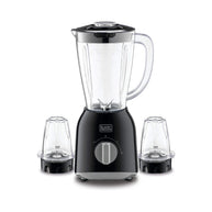 Black & Decker 400W 1.5L Blender with 2 Grinder Mills