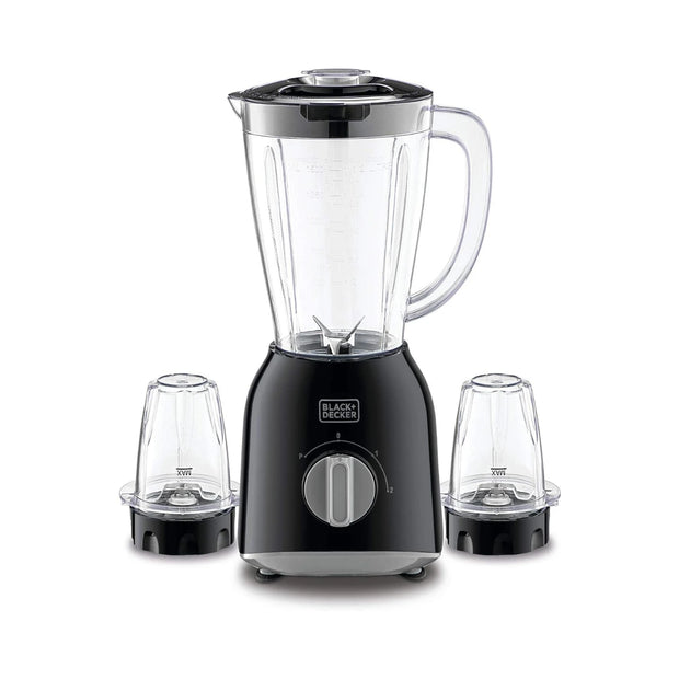 Black & Decker 400W 1.5L Blender with 2 Grinder Mills
