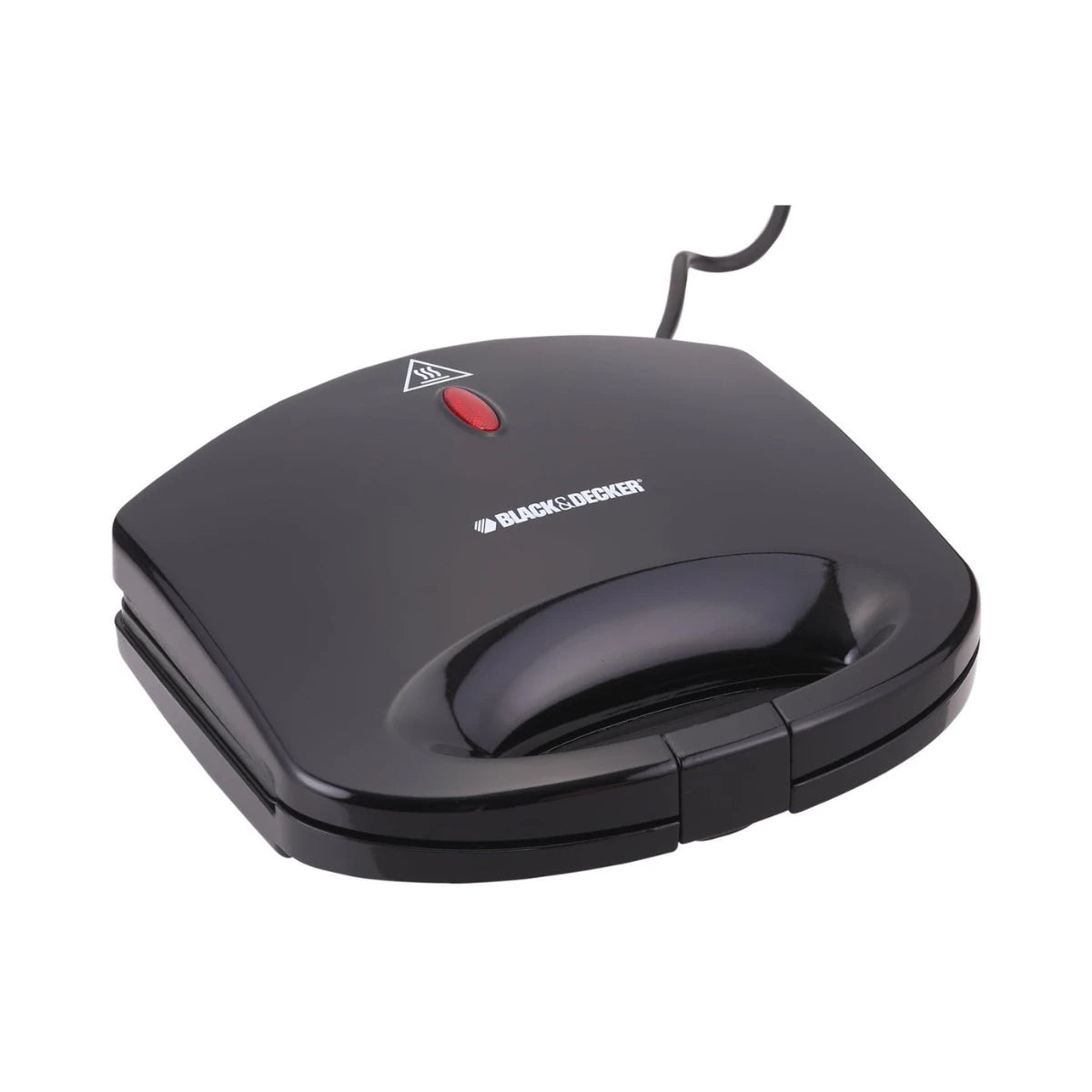 Black & Decker 600W 2 Slice Fixed Plate Sandwich Maker