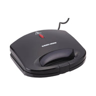 Black & Decker 600W 2 Slice Fixed Plate Sandwich Maker