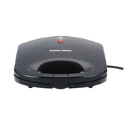 Black & Decker 600W 2 Slice Fixed Plate Sandwich Maker