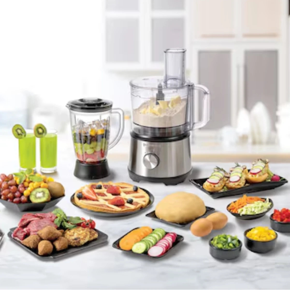 Black & Decker 800W Multifunction Stainless Steel Food Processor FX825-B5