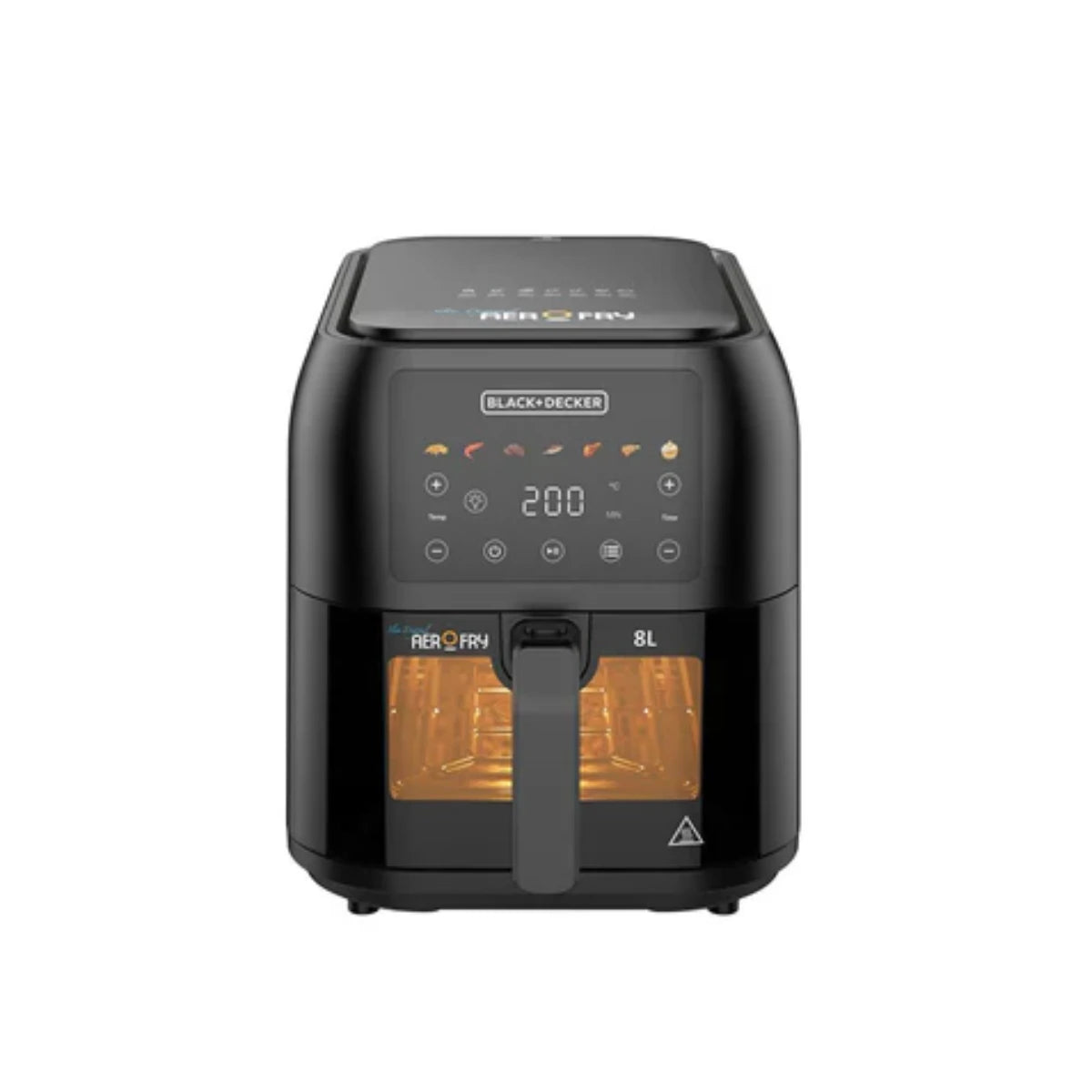 Black & Decker 8L 1700W Slim Airfryer with Window