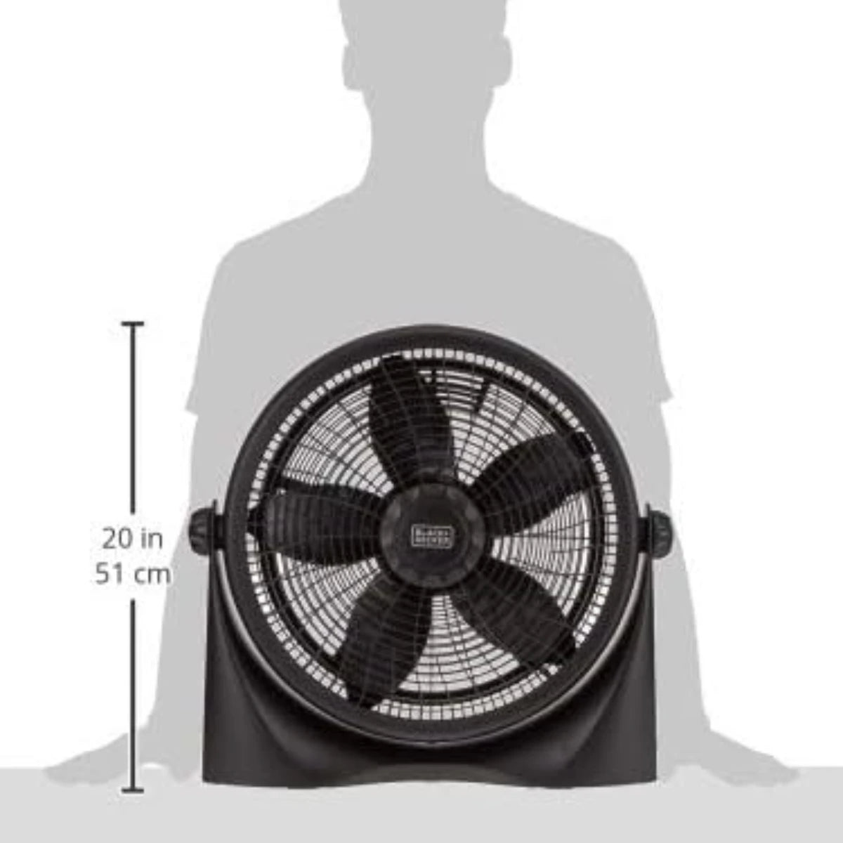 Black & Decker Energy Saving 16 inch Box Fan FB1620-B5