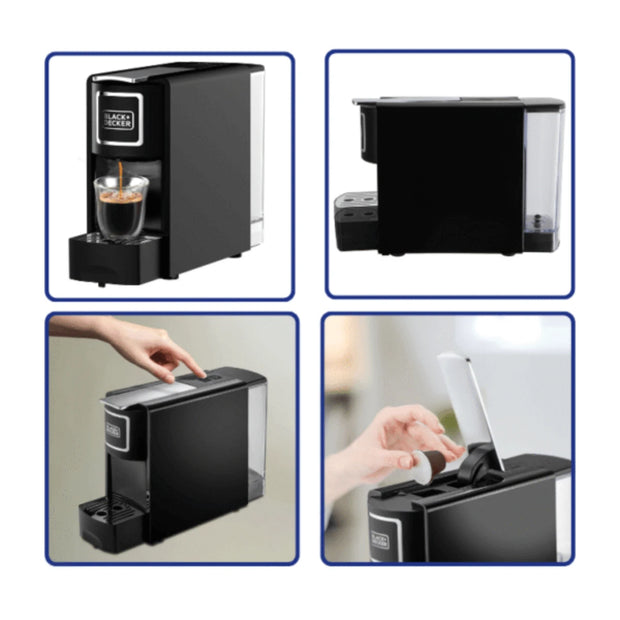 Black & Decker Espresso Capsule Coffee Maker - 1140W