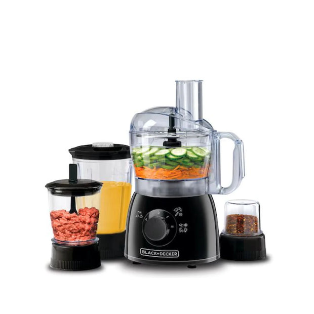 Black & Decker Kitchen Robot Deluxe Food Processor with Blender, Grinder & Mincer