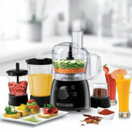 Black & Decker Kitchen Robot Deluxe Food Processor with Blender, Grinder & Mincer